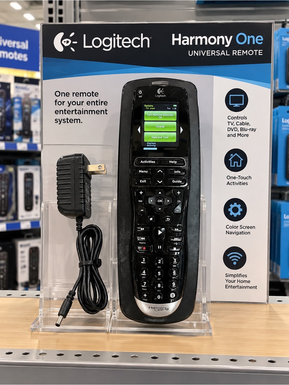 Logitech R-IY17 Harmony One Wireless Remote Control With Charging Station